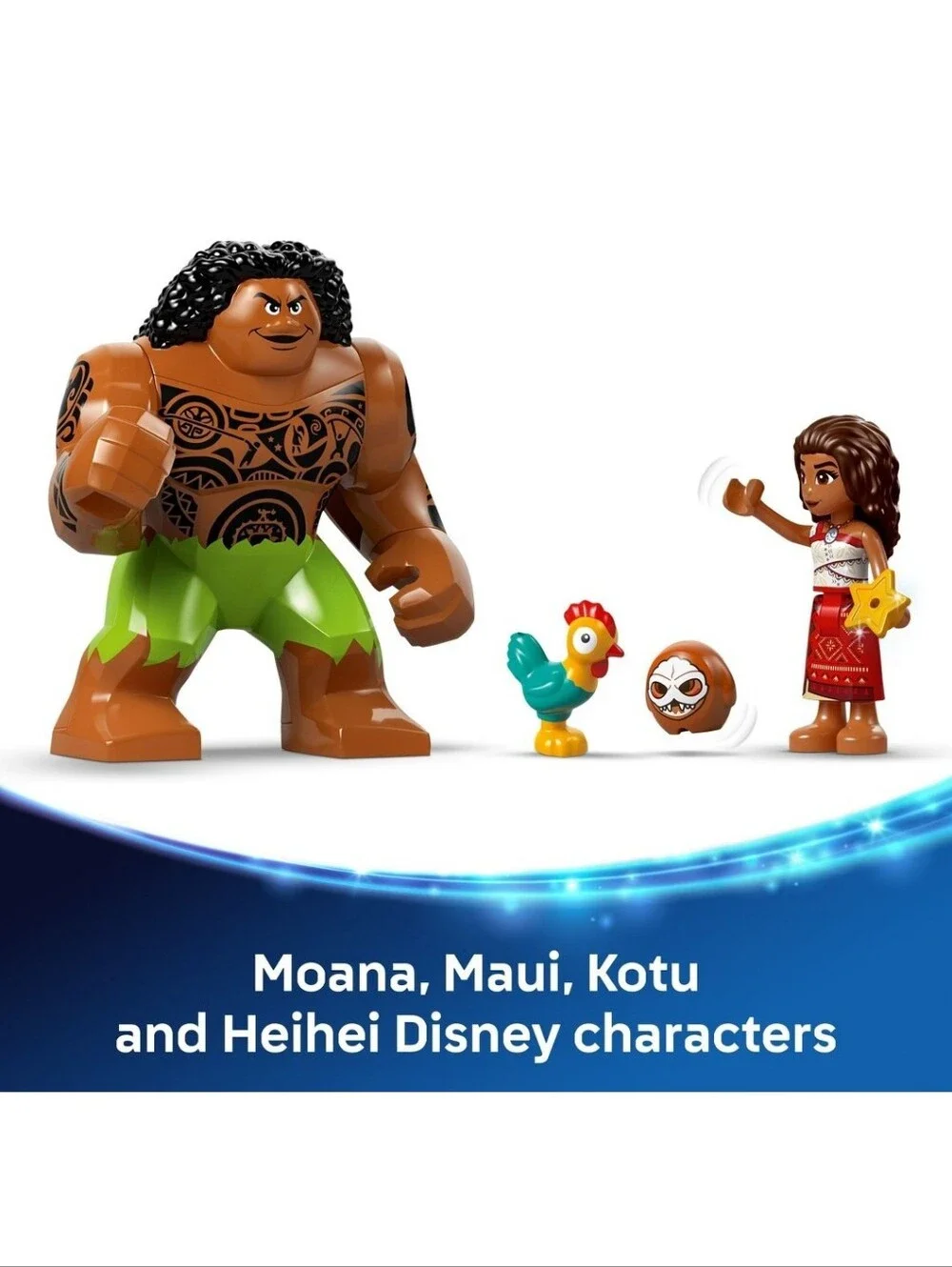 New!Lego Disney Moana 2 Kakamora Barge Kids Y2K Building Retro Luxury Cottage Co